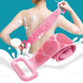 Silicone Body Back Scrubber, Double-Sided Exfoliating Bath Brush