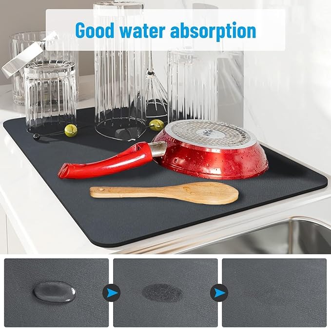 Dish Drying Kitchen Mat (40x 60 cm)